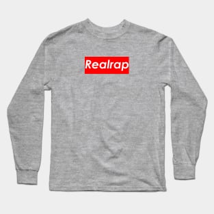 Realrap (Red) Long Sleeve T-Shirt